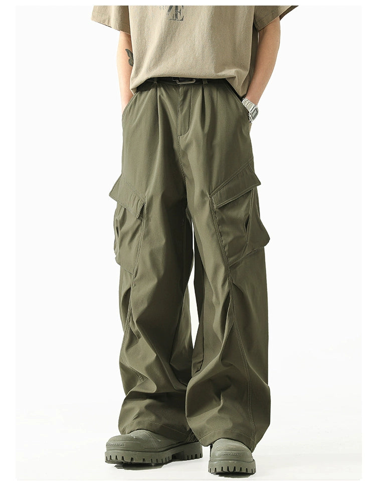 デュアルポケット・ワイドカーゴパンツ