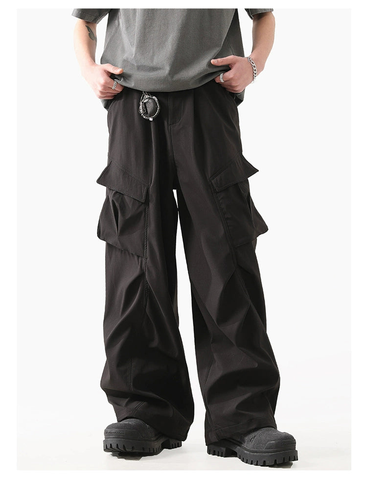 デュアルポケット・ワイドカーゴパンツ