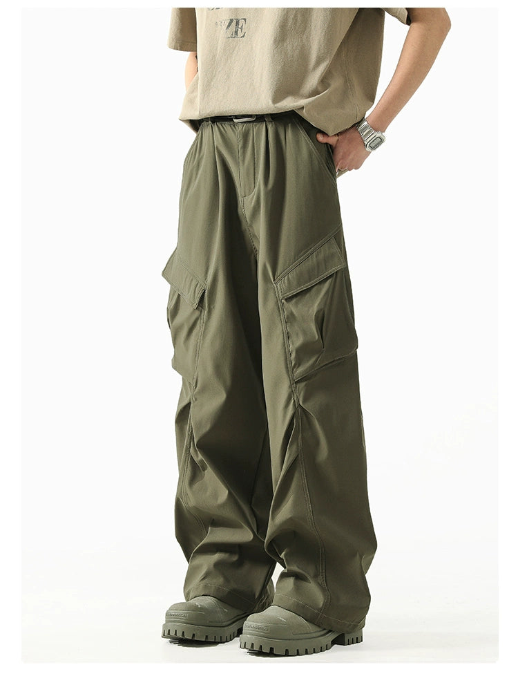 デュアルポケット・ワイドカーゴパンツ