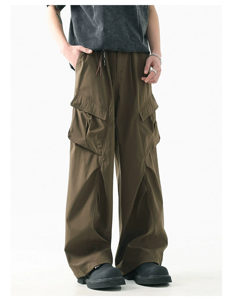 デュアルポケット・ワイドカーゴパンツ