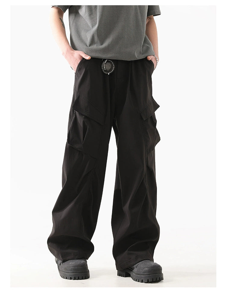 デュアルポケット・ワイドカーゴパンツ