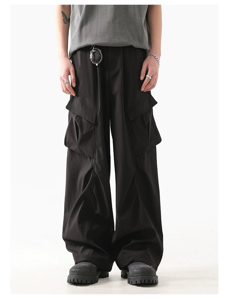 デュアルポケット・ワイドカーゴパンツ