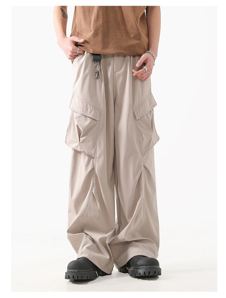 デュアルポケット・ワイドカーゴパンツ