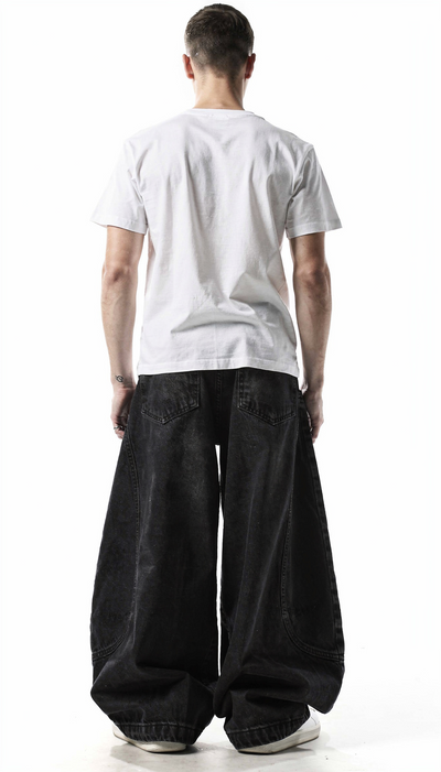 ヴィンテージカーブ ワイドレッグジーンズ