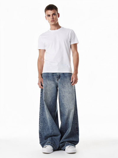 クリーンフィット ワイドストレートデニム