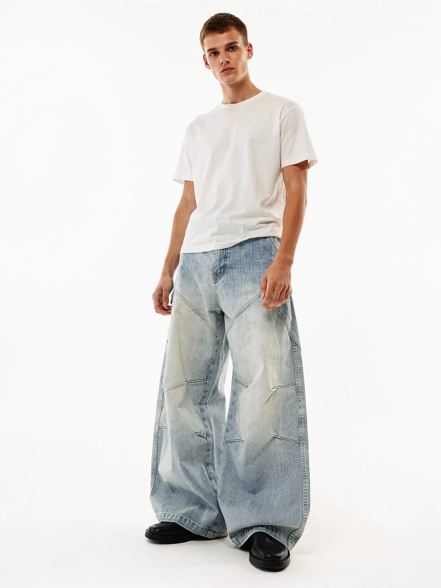 パネルデザインワイドデニム