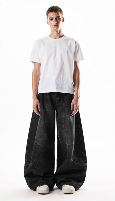 ヴィンテージカーブ ワイドレッグジーンズ