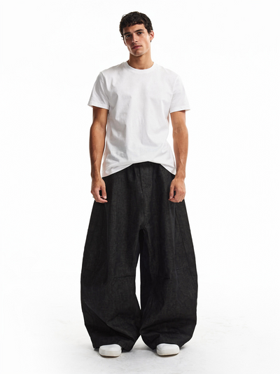 ワイド バルーンデニムパンツ