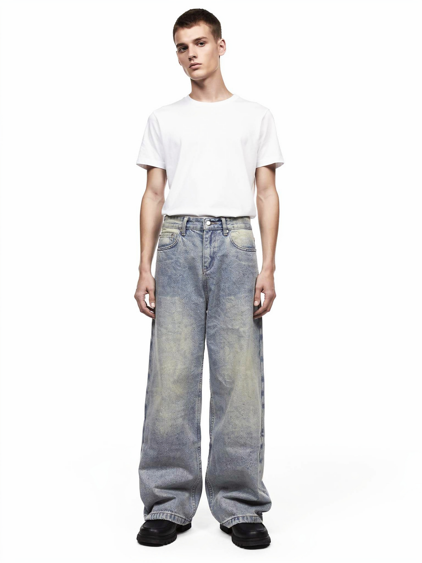 ワイドストレートクラシックデニム