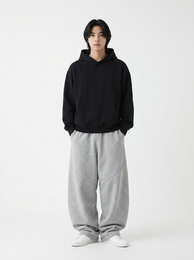 ワイドレッグ スウェットパンツ