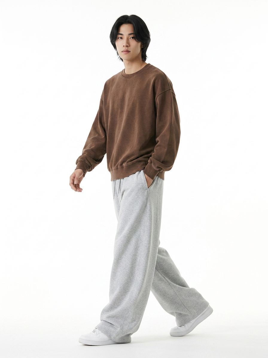ニュートラルワイドスウェットパンツ